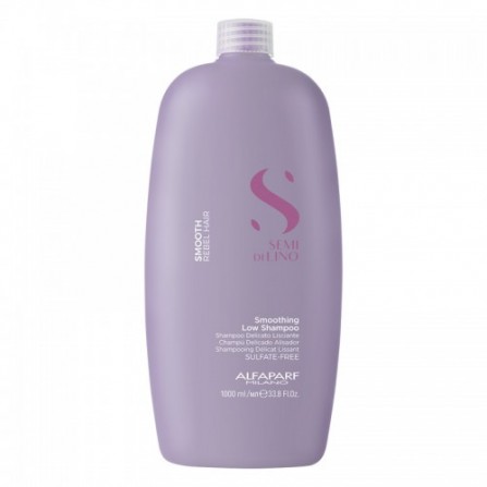 ЗАГЛАЖДАЩ ШАМПОАН ЗА ЦЪФТЯЩА И НЕПОКОРНА КОСА ALFAPARF SEMI DI LINO SMOOTH SHAMPOO 1000ML